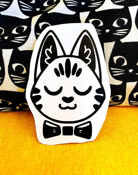 cat decal cat decal